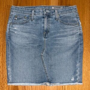 Ag Adriano Goldschmied The Erin pencil skirt Ag-ed Denim